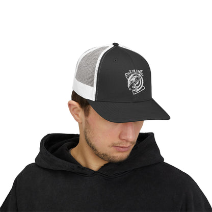 Fish on Target Cornhole Snapback Hat_White Logo