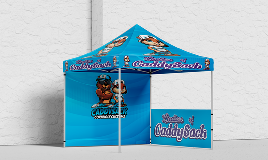 CUSTOM BRANDED TENT 8'x8'