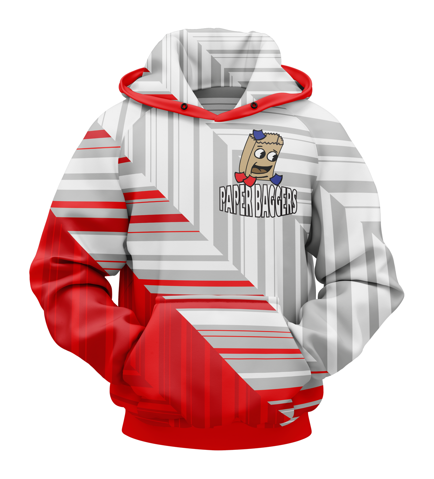 PAPER BAGGERS WHITE HOODIE