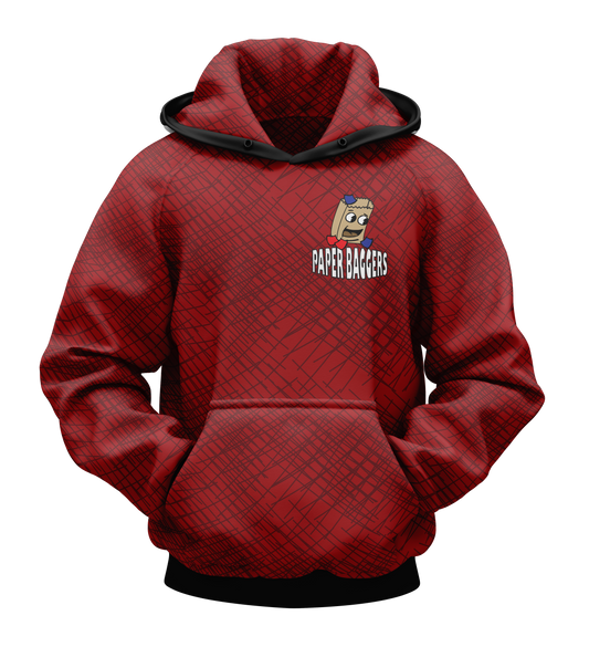 PAPER BAGGERS RED HOODIE
