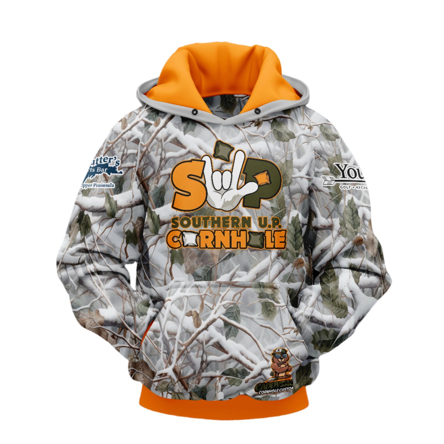 SUP WHITE CAMO HOODIE