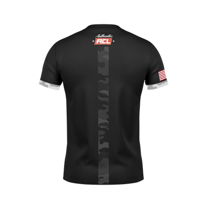 "AUTHENTIC" ACL/CADDYSACK "CAMO"  JERSEY- BLACKOUT