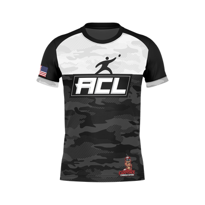 "AUTHENTIC" ACL/CADDYSACK "CAMO"  JERSEY- BLACKOUT