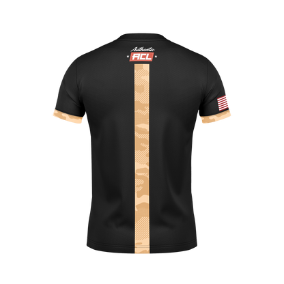 "AUTHENTIC" ACL/CADDYSACK "CAMO"  JERSEY- DESERT