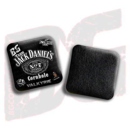 2026 Multiple Bag Models  "CaddySack Jack Daniels” Collab - ACL Pro Stamped Cornhole Bags - SET OF 4 BAGS