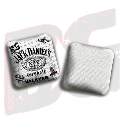 2026 Multiple Bag Models  "CaddySack Jack Daniels” Collab - ACL Pro Stamped Cornhole Bags - SET OF 4 BAGS