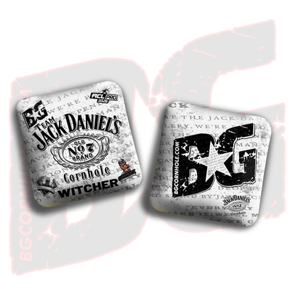2026 Multiple Bag Models  "CaddySack Jack Daniels” Collab - ACL Pro Stamped Cornhole Bags - SET OF 4 BAGS