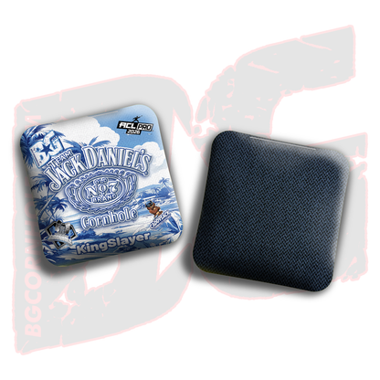 2026 Multiple Bag Models  "CaddySack Jack Daniels” Collab - ACL Pro Stamped Cornhole Bags - SET OF 4 BAGS