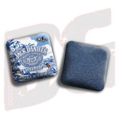 2026 Multiple Bag Models  "CaddySack Jack Daniels” Collab - ACL Pro Stamped Cornhole Bags - SET OF 4 BAGS
