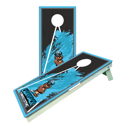 CaddySack "Paint Splash" Blue Cornhole Boards