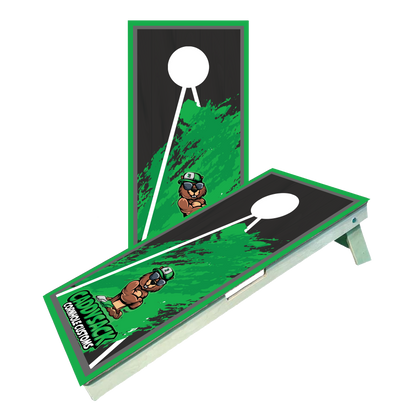 CaddySack "Paint Splash" Green Cornhole Boards
