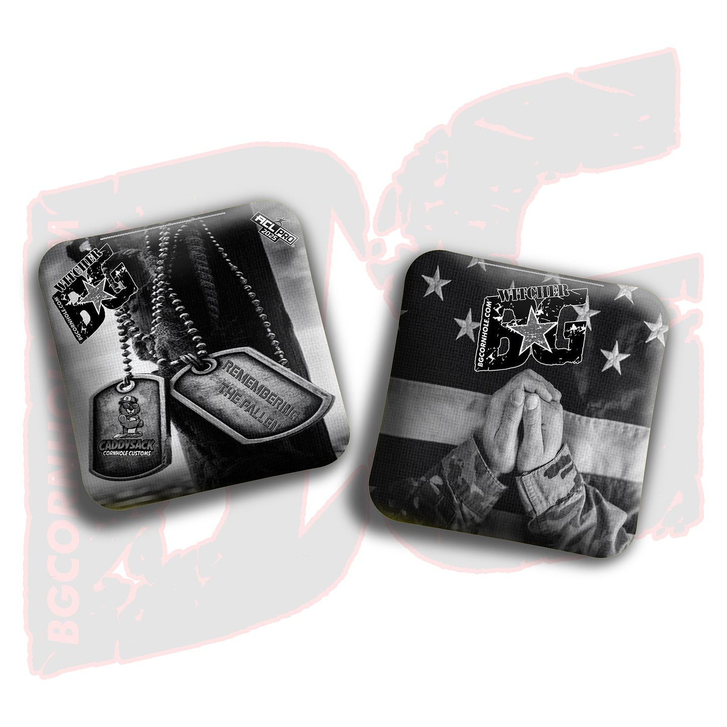 2026 Multiple Bag Models "CADDYSACK” Collab - ACL Pro Stamped Cornhole Bags - SET OF 4 BAGS