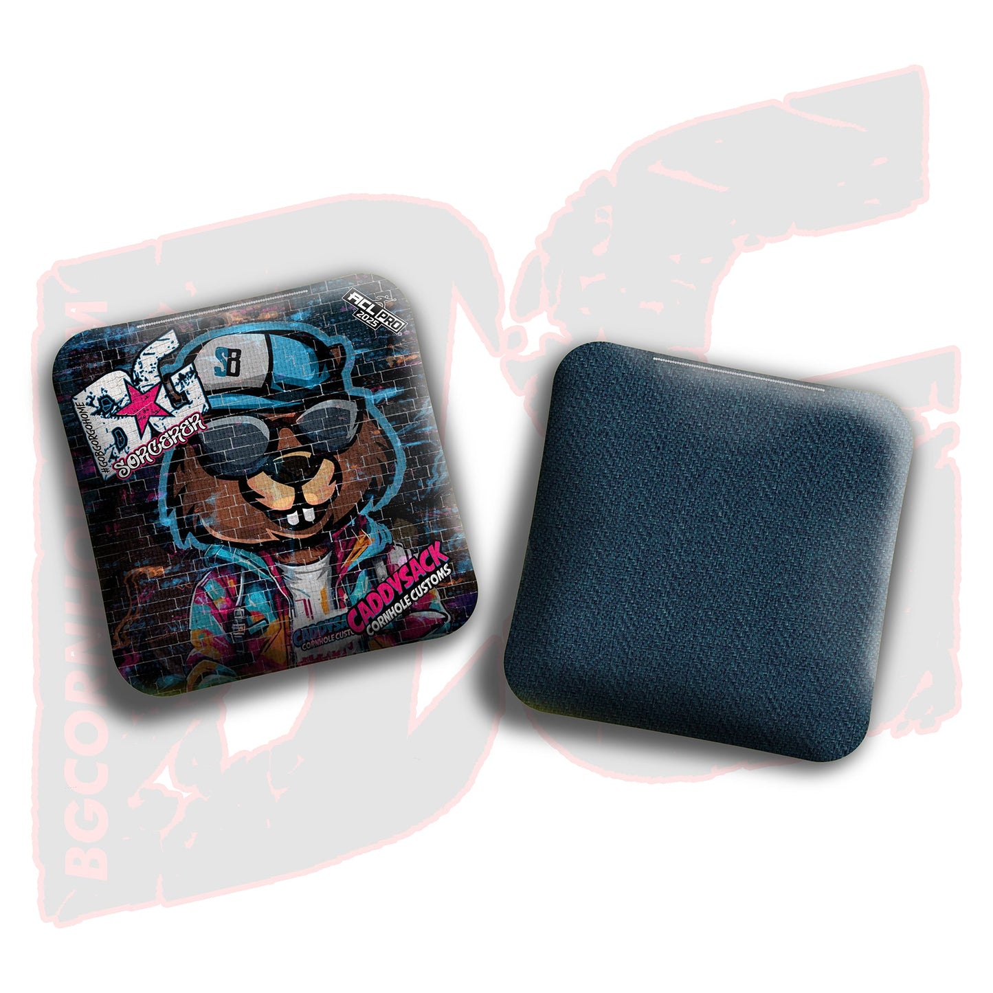 2026 Multiple Bag Models  "CaddySack Carl” Collab - ACL Pro Stamped Cornhole Bags - SET OF 4 BAGS