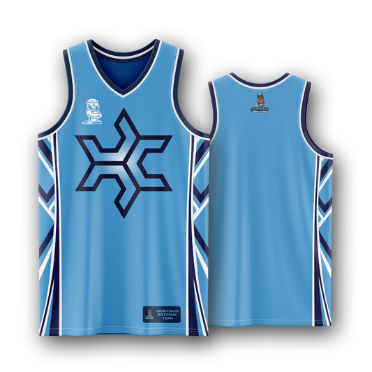 CaddySack National Team_ Unisex V-Neck Spandex Mesh- Tank Top