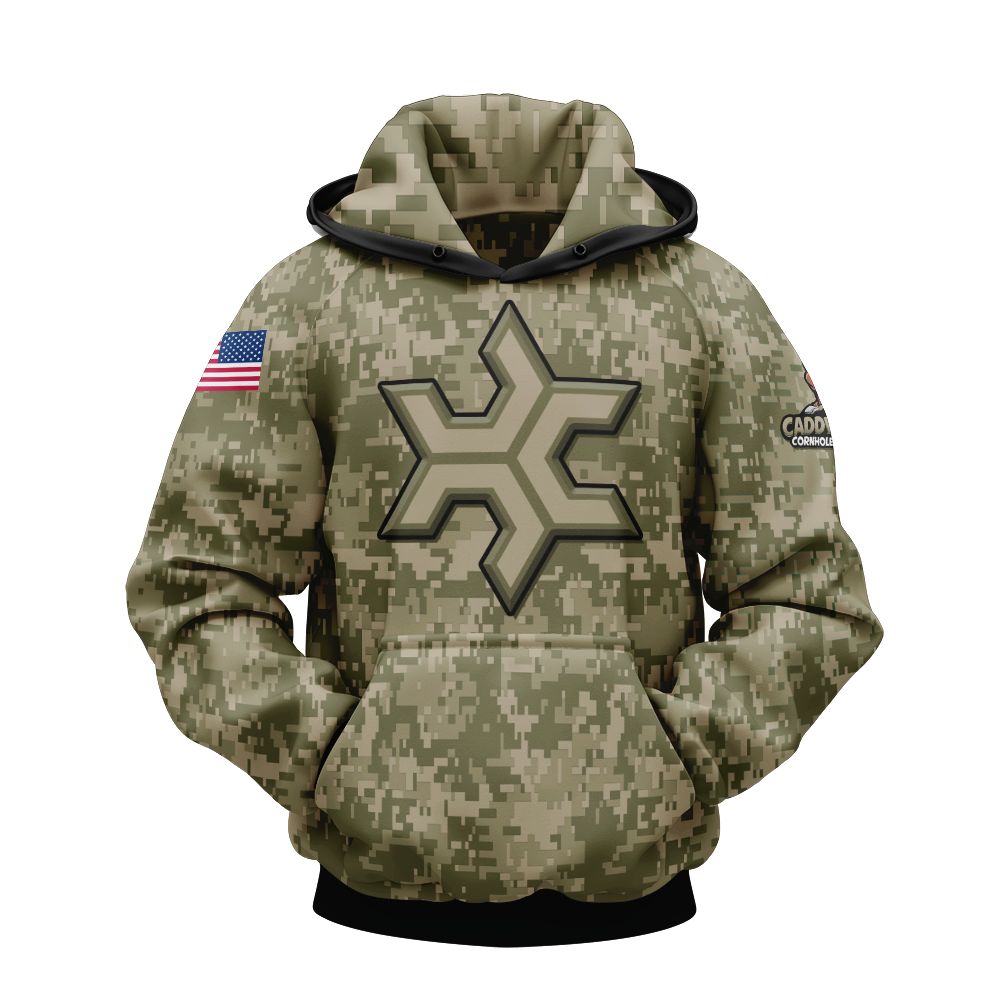 "TRIPLE C" HOODIE-ARMY CAMO