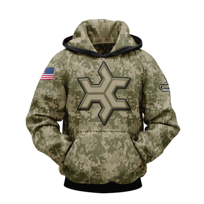"TRIPLE C" HOODIE-ARMY CAMO