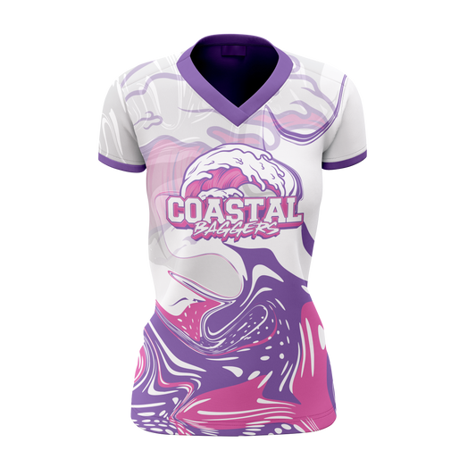ALL NEW!! COASTAL BAGGERS-WAVE- PINK/PURPLE
