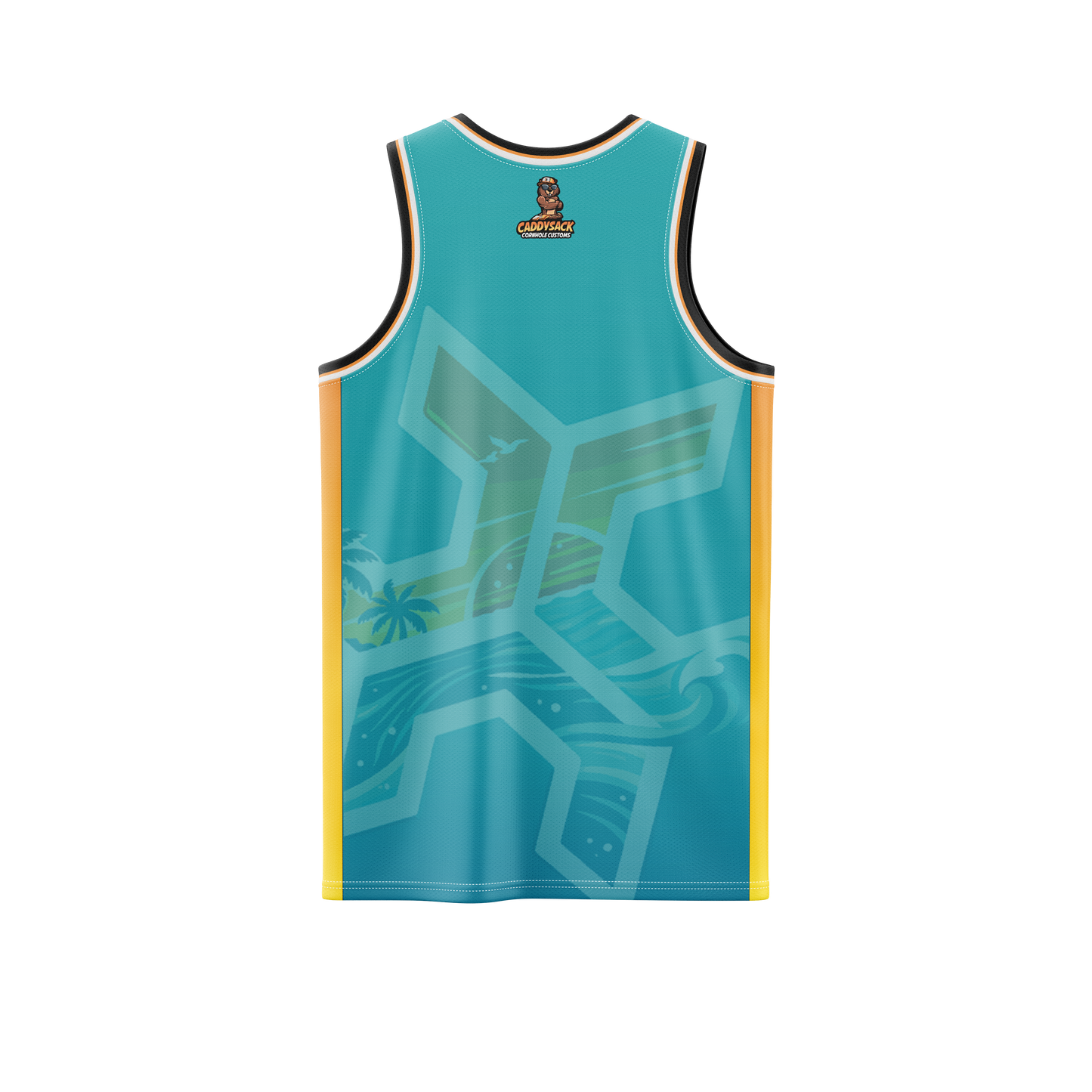 Caddy Life Men's V-Neck Spandex Mesh- Tank Top