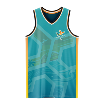 Caddy Life Men's V-Neck Spandex Mesh- Tank Top