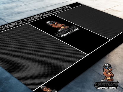 CaddySack "Carbon Racing" Pitch Pads-Blackout