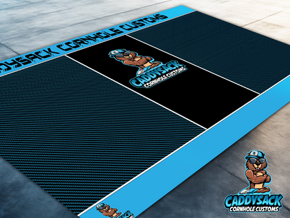 CaddySack "Carbon Racing" Pitch Pads-Blue