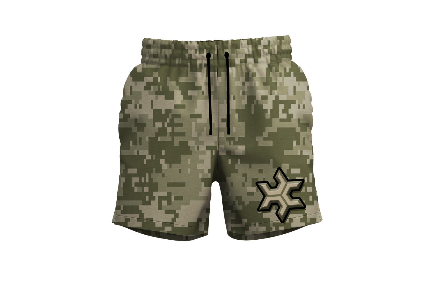 CADDYSACK "TRIPLE C" ARMY CAMO -PERFORMANCE SHORTS