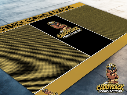 CaddySack "Carbon Racing" Pitch Pads-Gold