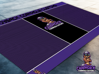 CaddySack "Carbon Racing" Pitch Pads-Purple