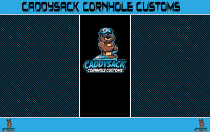 CaddySack "Carbon Racing" Pitch Pads-Blue