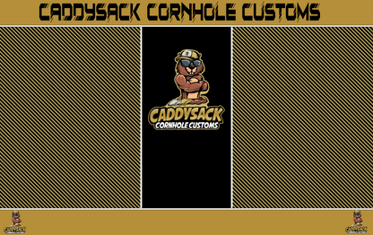 CaddySack "Carbon Racing" Pitch Pads-Gold