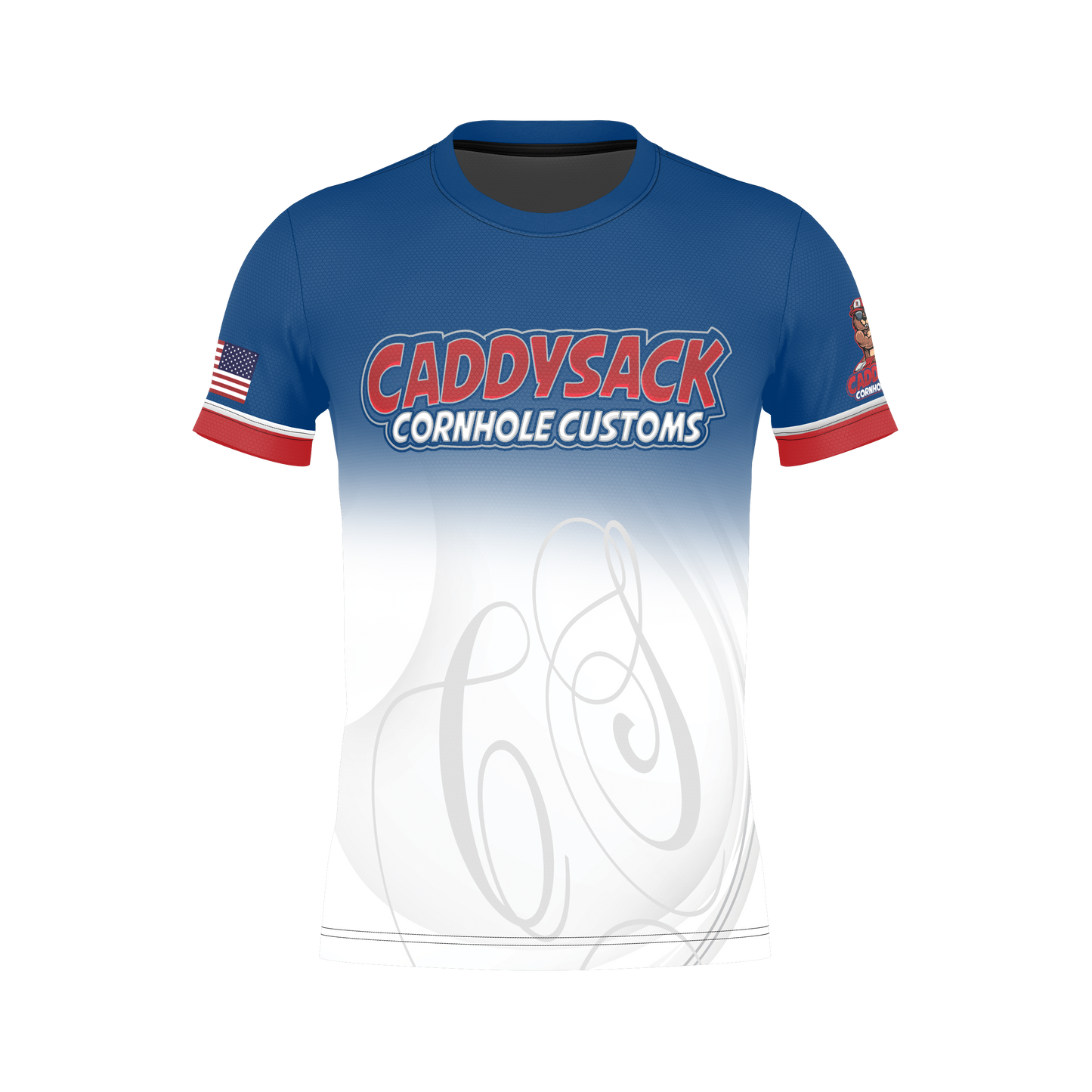 All New~ CaddySack Red, White and Blue-Jersey