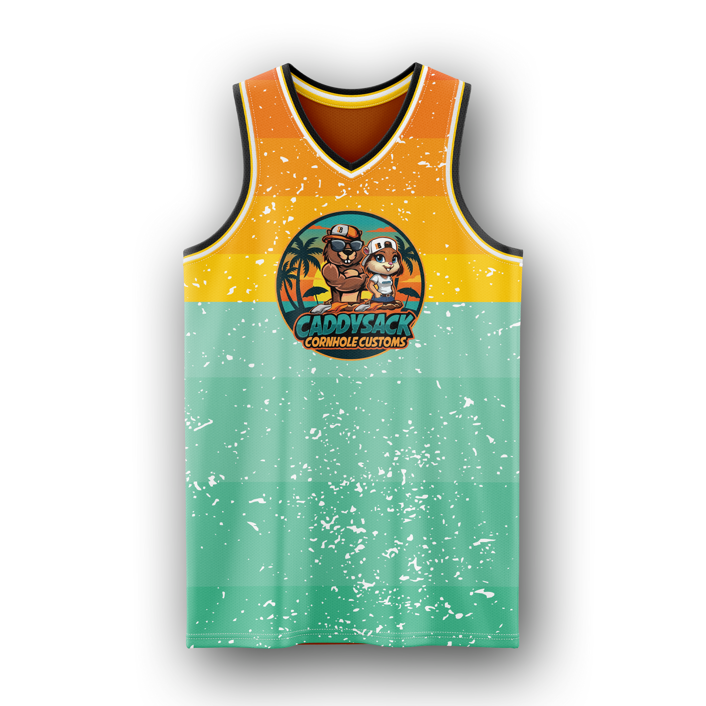 Caddy Tropic- Spandex Mesh,  Tank Top!
