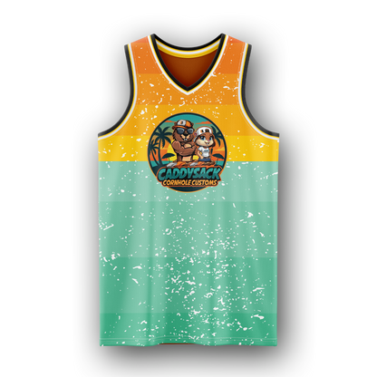 Caddy Tropic- Spandex Mesh,  Tank Top!