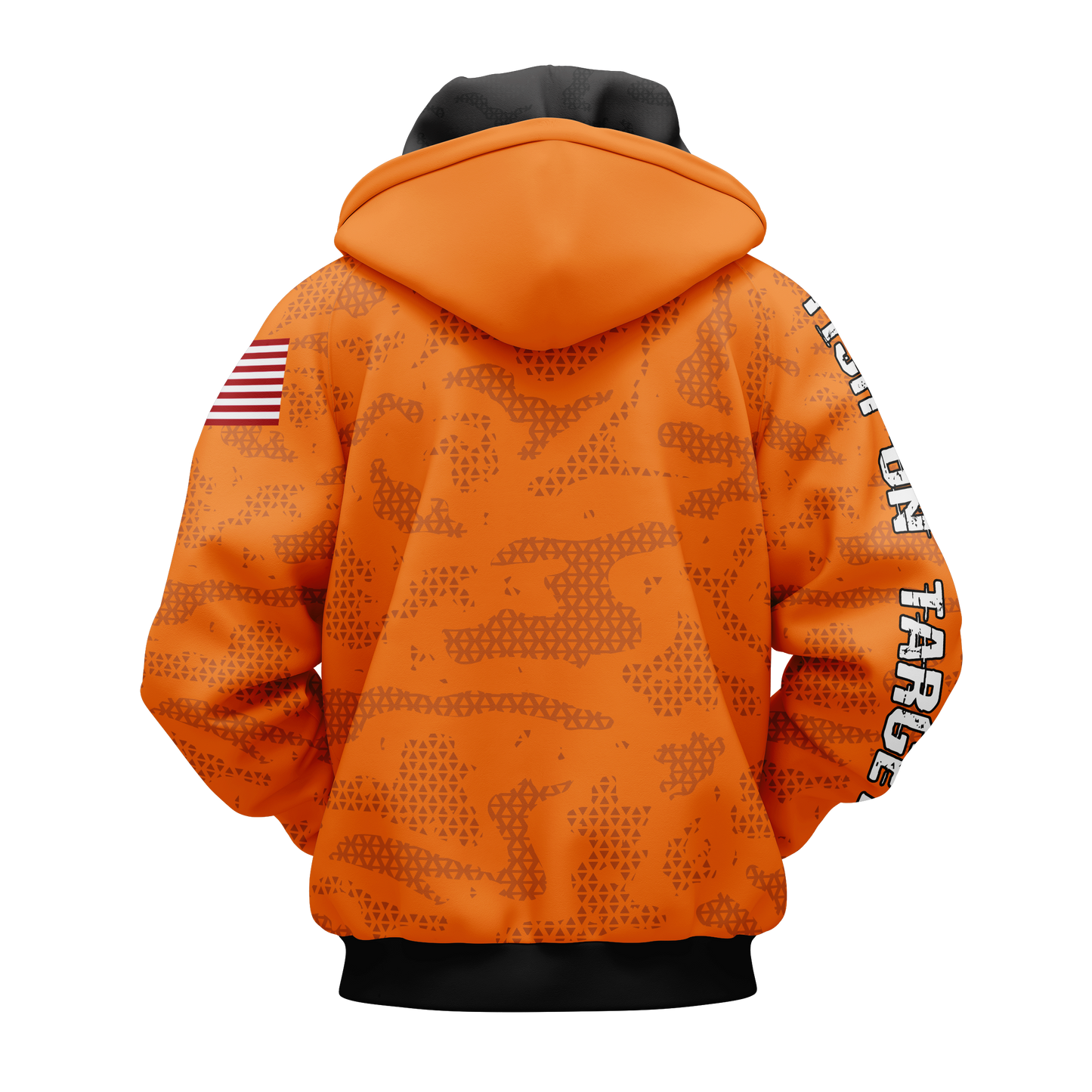 FISH ON TARGET CORNHOLE-SUBLIMATED HOODIE-CAMO (Multi-Colors)