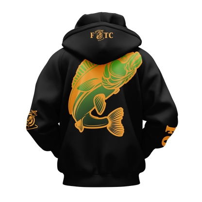 FISH ON TARGET CORNHOLE-SUBLIMATED HOODIE-OVERSIZED!  (Multi-Color Choice)