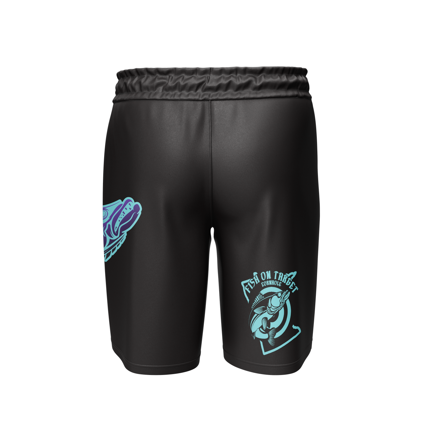 FISH ON TARGET-OVERSIZED-SHORTS!  (Multi-Color Choice)