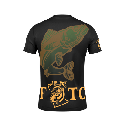 FISH ON TARGET CORNHOLE JERSEY-OVERSIZED LOGO COLLECTION!  (Multi-Color Choice)