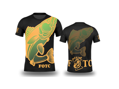 FISH ON TARGET CORNHOLE JERSEY-OVERSIZED LOGO COLLECTION!  (Multi-Color Choice)