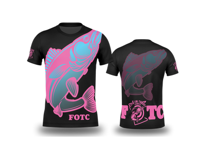 FISH ON TARGET CORNHOLE JERSEY-OVERSIZED LOGO COLLECTION!  (Multi-Color Choice)