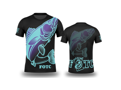 FISH ON TARGET CORNHOLE JERSEY-OVERSIZED LOGO COLLECTION!  (Multi-Color Choice)