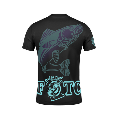 FISH ON TARGET CORNHOLE JERSEY-OVERSIZED LOGO COLLECTION!  (Multi-Color Choice)