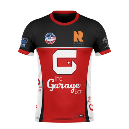 "AUTHENTIC" ACL '26-'27 GARAGE BAR CORNHOLE -Black & Red_Jersey
