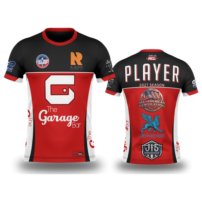 "AUTHENTIC" ACL '26-'27 GARAGE BAR CORNHOLE -Black & Red_Jersey