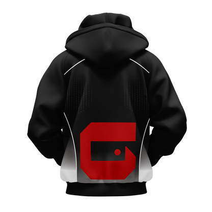ALL NEW~GARAGE BAR "ICONIC" HOODIE! -RED