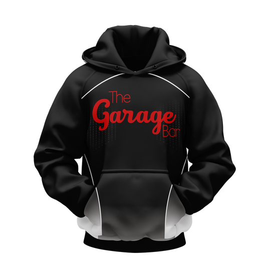 ALL NEW~GARAGE BAR "ICONIC" HOODIE! -RED