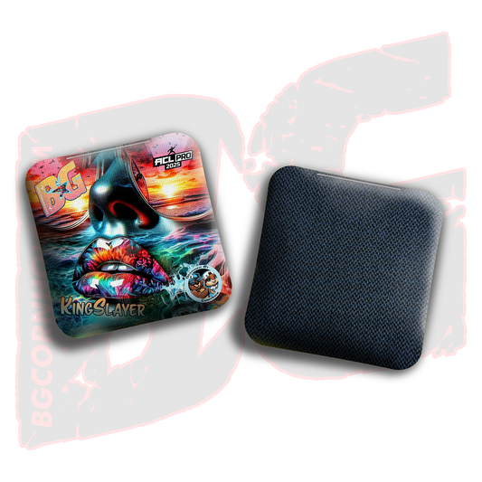 2026 Multiple Bag Models  "CaddySack Hot Girl Summer” Collab - ACL Pro Stamped Cornhole Bags - SET OF 4 BAGS