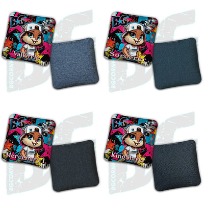 2026 Multiple Bag Models  "Lacey Stars” Collab - ACL Pro Stamped Cornhole Bags - SET OF 4 BAGS