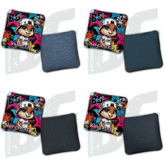 2026 Multiple Bag Models  "Lacey Stars” Collab - ACL Pro Stamped Cornhole Bags - SET OF 4 BAGS