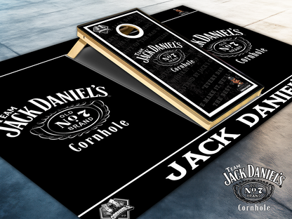 Officially Licensed "Team Jack Daniels Cornhole" Cornhole Boards