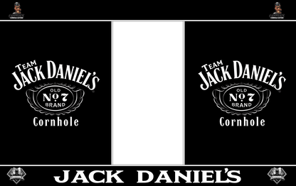 Officially Licensed "Team Jack Daniels Cornhole" Pitch Pads